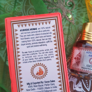 Amber Ayurvedic Perfume Oil
