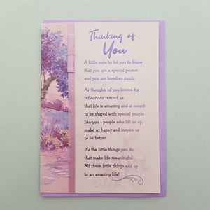 Thinking Of You A Little Note To Let You Know Card