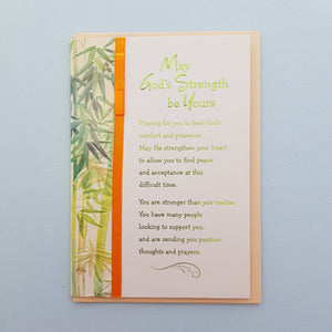 May Gods Strength Be Yours Card