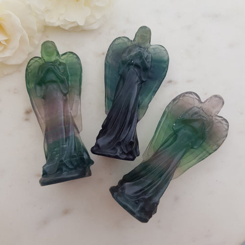 Fluorite Angel (assorted. approx. 10x4x3.8cm)