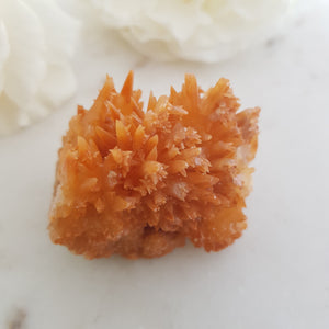 Red Calcite Cluster (approx. 3.8x5.8x3.4cm)