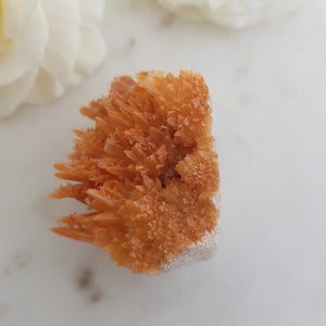 Red Calcite Cluster (approx. 3.8x5.8x3.4cm)