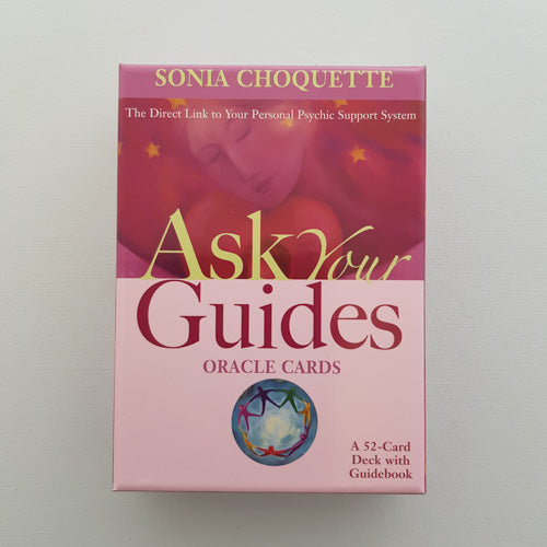 Ask Your Guides Oracle Cards (the direct link to your personal psychic support system. 52 cards and guide book)