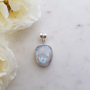 Rainbow Moonstone Pendant