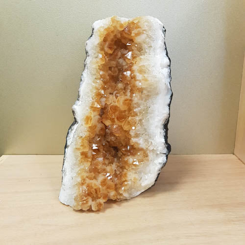 Citrine Standing Cluster (heat treated. approx. 25x16x12cm)