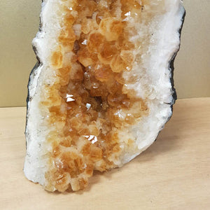 Citrine Standing Cluster (heat treated. approx. 25x16x12cm)