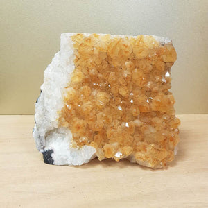 Citrine Standing Cluster (heat treated. approx. 15x19x10cm)