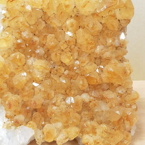 Citrine Standing Cluster (heat treated. approx. 15x19x10cm)