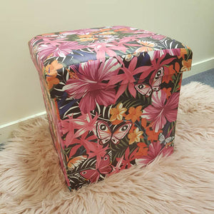 Flowers And Butterflies Storage Box