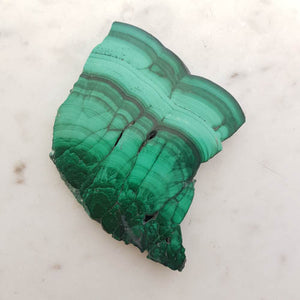 Malachite Polished Slab (approx. 11.7x8.6x1cm)