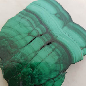 Malachite Polished Slab (approx. 11.7x8.6x1cm)