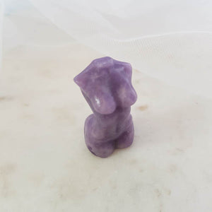 Lepidolite Divine Feminine (assorted. approx. 4x2.2x2cm)