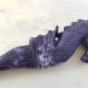 Lepidolite Mystical Creature Wand (approx. 19x5x3cm)