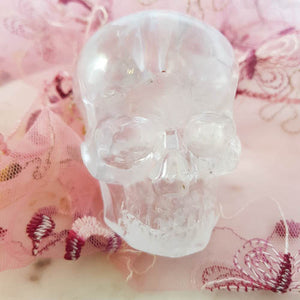 Clear Quartz Skull (approx. 7.5x9.3x6.4cm)