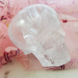 Clear Quartz Skull (approx. 7.5x9.3x6.4cm)