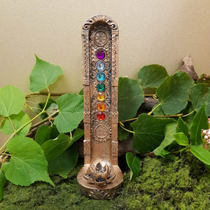 Lotus Chakra Incense & Cone Tower (approx 23x7x5.5cm)