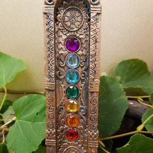 Lotus Chakra Incense & Cone Tower (approx 23x7x5.5cm)