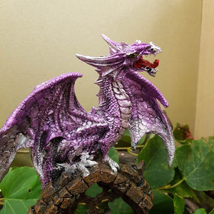 Purple Dragon On Arch LED (approx 24.5x16x10cm)
