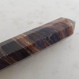 Chocolate Calcite Polished Point