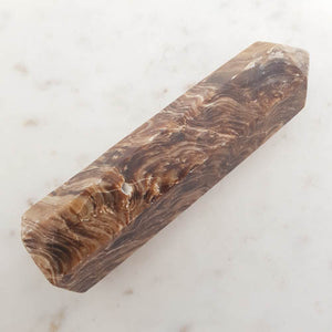 Chocolate Calcite Polished Point (approx. 15.4x4x4cm)