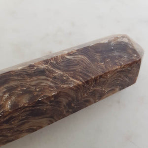 Chocolate Calcite Polished Point (approx. 15.4x4x4cm)