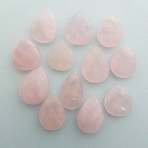 Rose Quartz Tear Drop