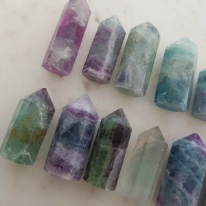 Rainbow Fluorite Polished Point