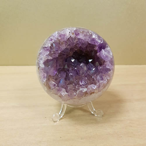 Amethyst Druzy Sphere (approx. 7.8cm diameter)