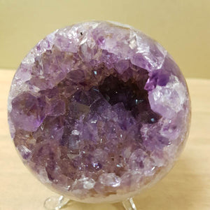 Amethyst Druzy Sphere (approx. 7.8cm diameter)