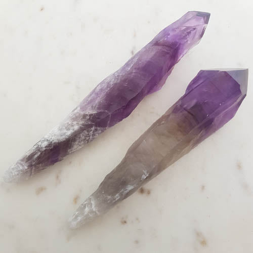 Amethyst Natural Cathedral Point (assorted. approx. 17-18x3.5-4x3-4cm)