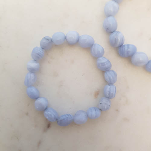 Blue Lace Agate Nugget Bracelet (assorted)