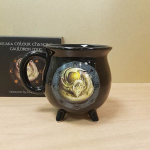 Ostara Colour Changing Cauldron Mug by Anne Stokes 