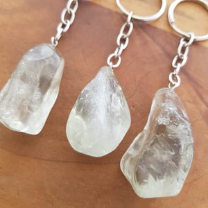 Prasiolite Keyring (aka Green Amethyst. assorted)