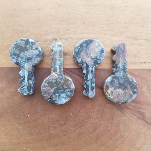 Llanite aka Que Sera Key (assorted. approx. 5x2.7x1cm)