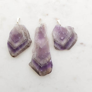 Amethyst Slab Pendant