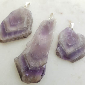 Amethyst Slab Pendant