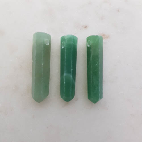 Green Aventurine Point Pendant (assorted)