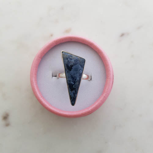 Pietersite Ring (sterling silver. size 10)