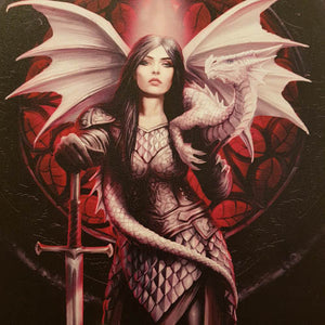 Small Valour Canvas by Anne Stokes
