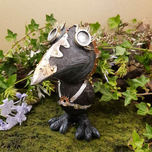 Steampunk Crow Bobblehead (approx 15cmx8.5cm)