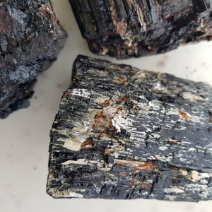 Black Tourmaline with Mica Rough Rock (assorted. approx. 9.3-13.5x7.4-7.7x4.4-6.2cm)