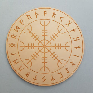 Trident MDF Divination Board (approx 20x20cm)