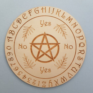Pentacle MDF Divination Board (approx 20x20cm)