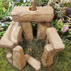 Stone Circle Backflow Incense Burner (approx 15x14x11cm)