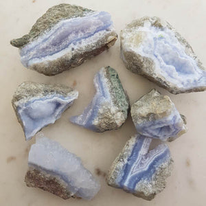 Blue Lace Agate Geode/Cluster (approx. 8x1cm)