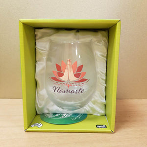 Namaste Stemless Glass (approx 13x10x10cm)