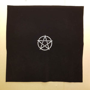 Pentacle Velvet Divination Cloth (approx 50x50cm)