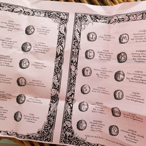 Rose Quartz Runes Set