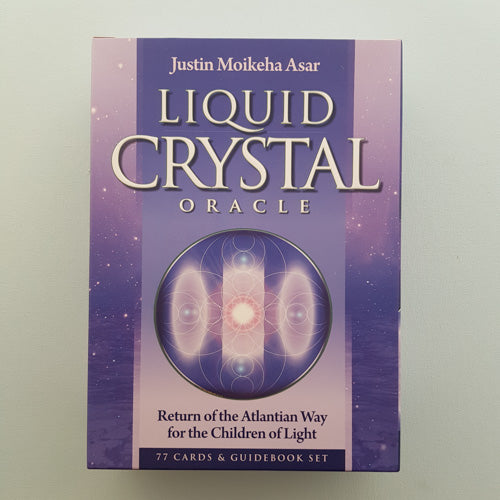 Liquid Crystal Oracle Cards (return of the Atlantian way for the children of light. 77 cards and guide book)
