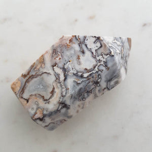 Agate Partially Polished Point (approx. 8.5x5.1x3cm)